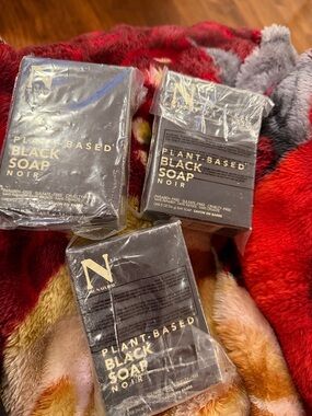 Dr. Natural - Plant Based Black Soap - Set of 3